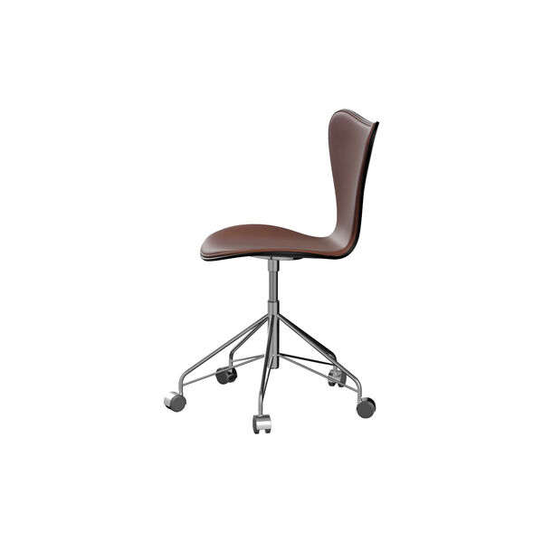Series 7&trade; 3117 Front Upholstered Office Chair, Grace Chestnut, Fritz Hansen