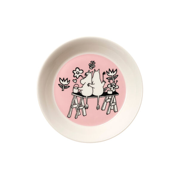 Moomin saucer Love, Moomin Arabia