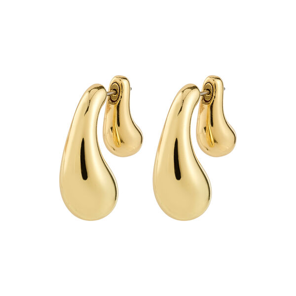 JENNINGS earrings, gold plated, Pilgrim