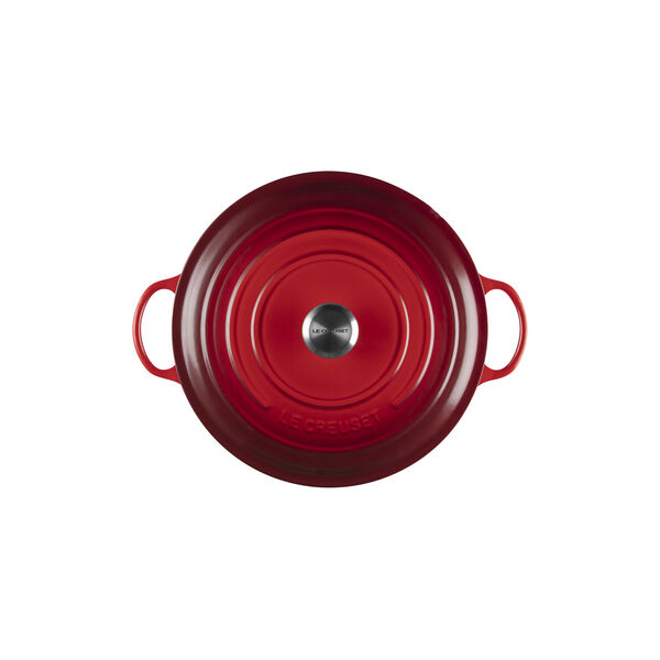 Signature cast iron soup pot &Oslash; 32 cm, cerise, Le Creuset
