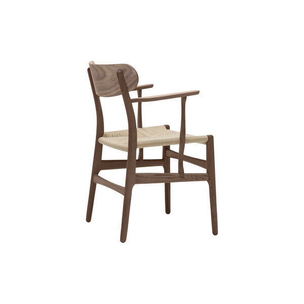 CH26 Dining Chair, oiled walnut/natural, Carl Hansen & S&oslash;n