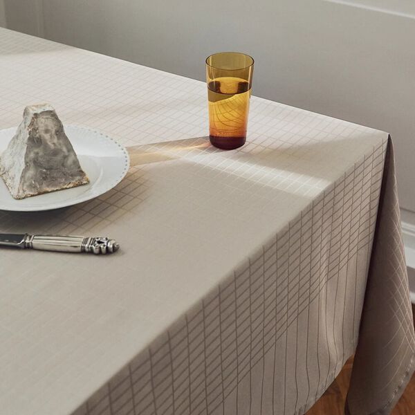 CLASSIC LINES Tablecloth, silver sand, Georg Jensen Damask