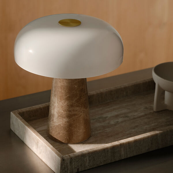 Glossy Mini Table Lamp, beige, Design For The People