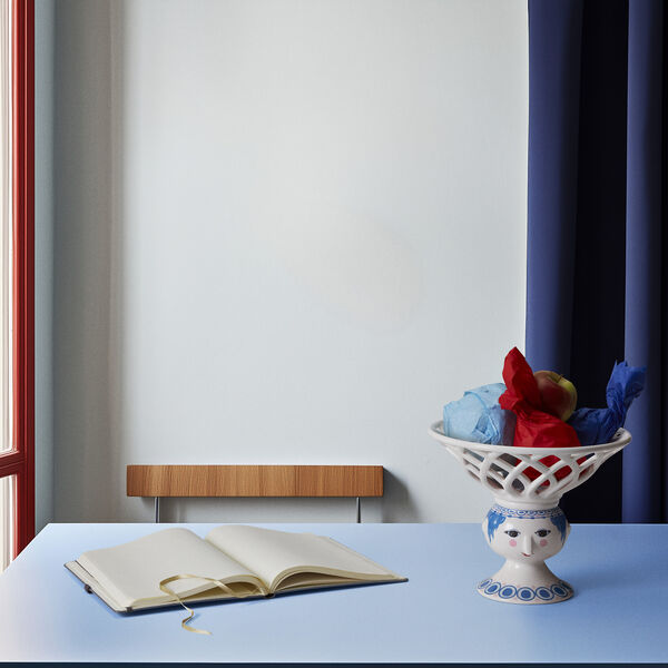 Dora Fruit Bowl, blue, Bjørn Wiinblad