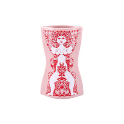 Nina Vase, pink/red, Bj&oslash;rn Wiinblad