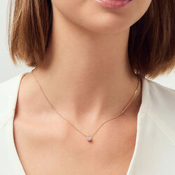 Venice Solitaire Necklace | 14 kt. Gold | 0,50 ct, Sif Jakobs Jewellery
