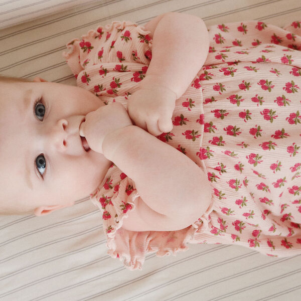 Chleo Frill Romper, rosie rose Chleo Frill Romper, rosie rose, Konges Sløjd