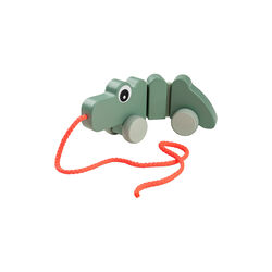 Croco Pull Along Wiggle Toy, green, Done by Deer