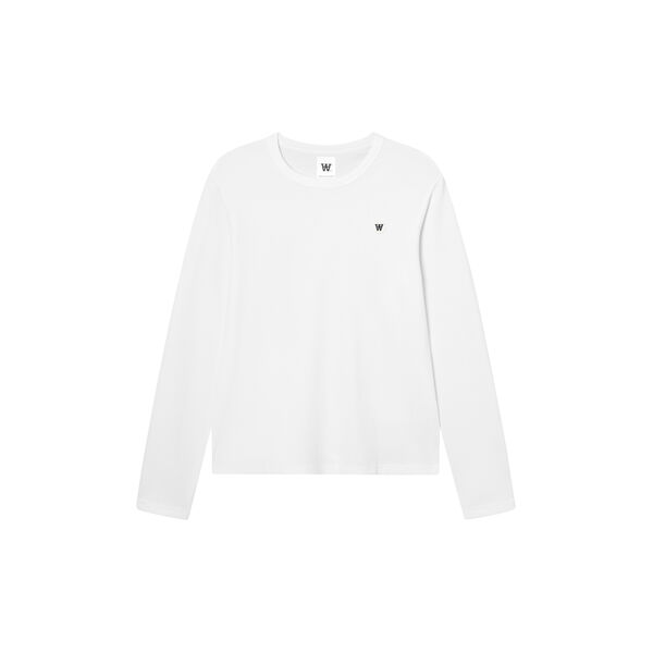 WWAce LS Tee, bright white, Wood Wood