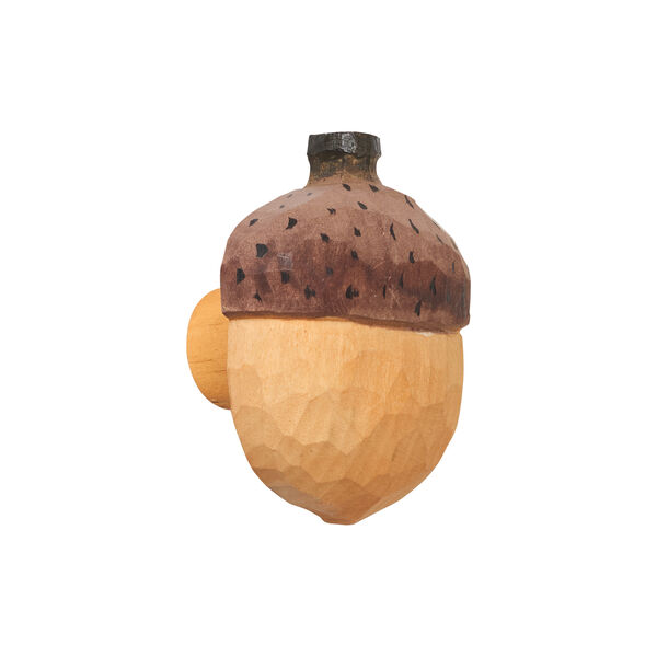 Acorn Hand-carved Hook | Natural, Ferm Living