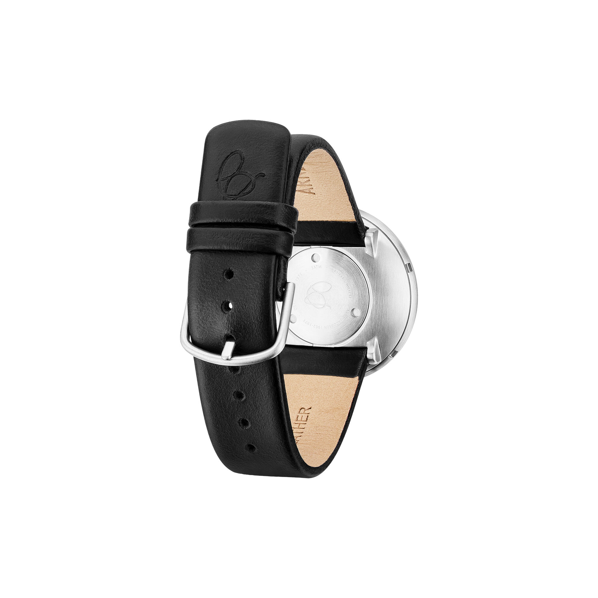 Bankers Wrist Watch, grey/steel/black