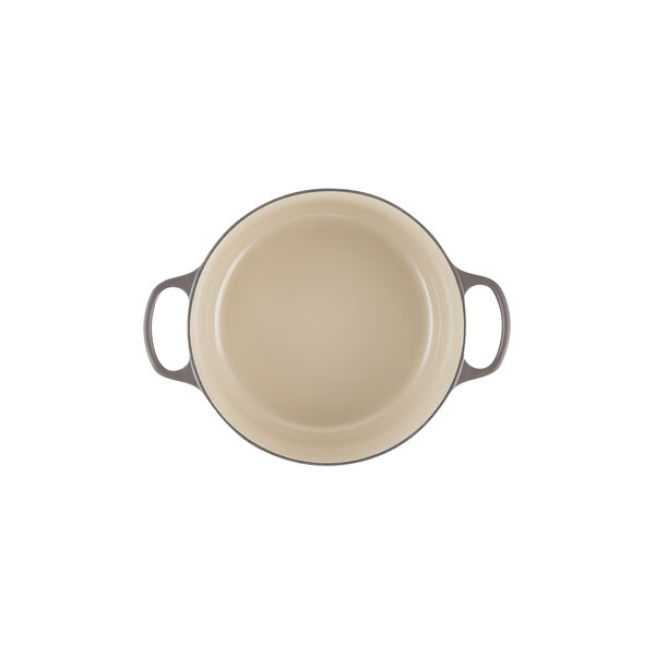 Signature round cast iron pot &Oslash; 28 cm, flint, Le Creuset