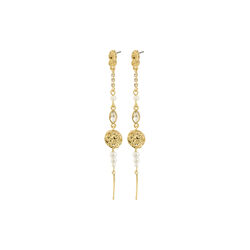 FIRE earrings, gold plated, Pilgrim