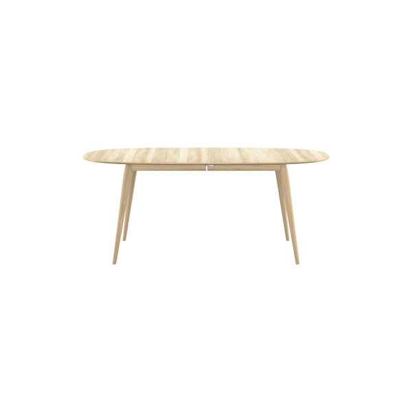 PLAYdinner Lam&eacute; Dining Table with Extension, soap treated oak, Bruunmunch Furniture