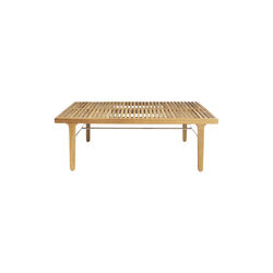 OUTDOOR RIB Lounge Table 110x110, Sibast Furniture