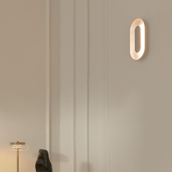 Sasi Small Wall Lamp, silver Sasi Small Wall Lamp, silver, Nuura