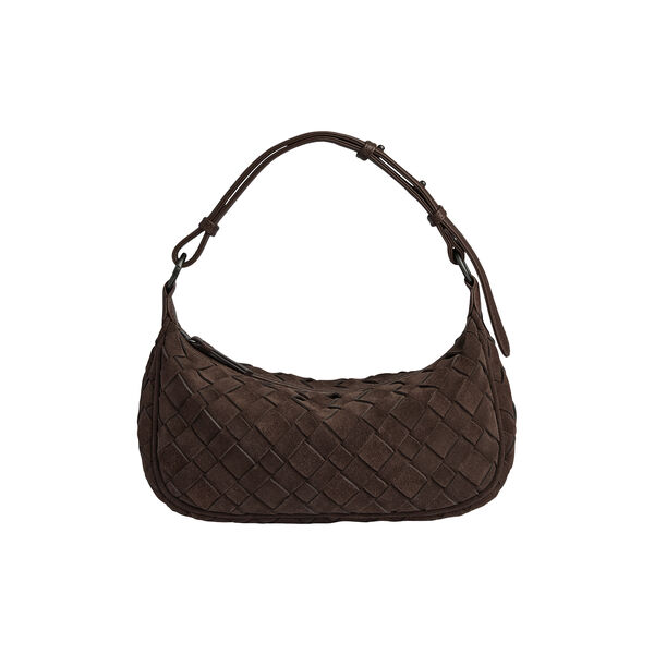 Mini MuseMBG Bag Sue. Weave, dark brown, Markberg
