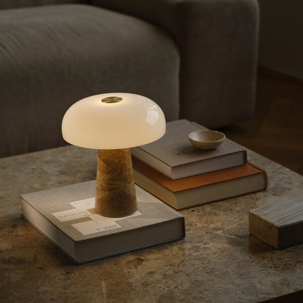 Glossy Mini Table Lamp, beige, Design For The People