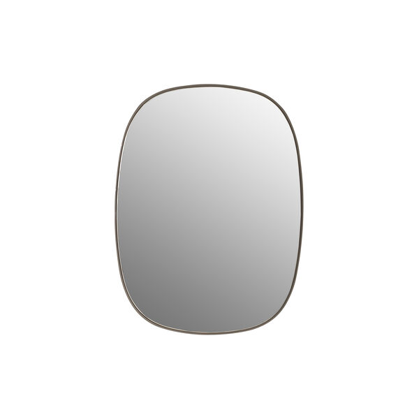 Framed Mirror, taupe/clear, Muuto