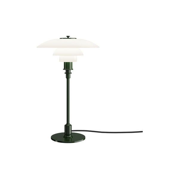 PH 3/2 Table Lamp, glossy deep green, Louis Poulsen