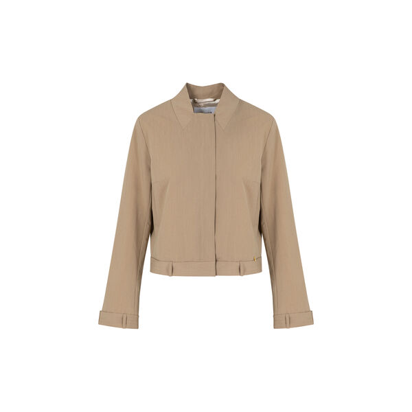 Short jacket with belt loops, moon rock, Coster Copenhagen