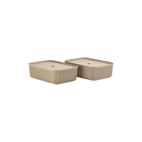 Pulp Storage Box, natural brown, Zone Denmark