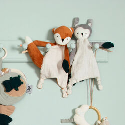 Sparky the Fox Activity Comfort Blanket, Sebra