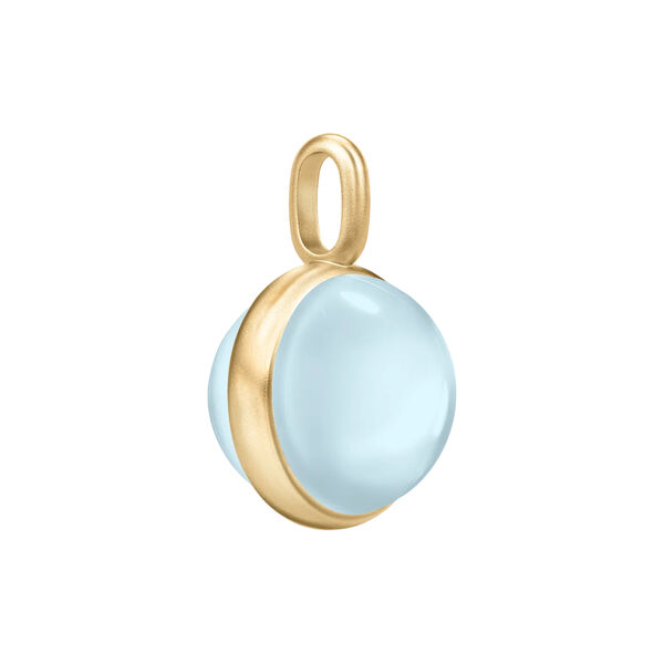 Prime Pendant, gold/milky aqua, Julie Sandlau