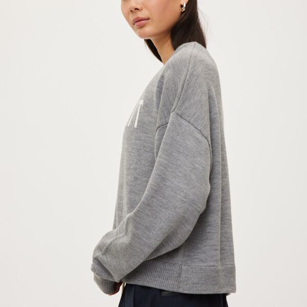 Wool Crew Logo Keep Me, light melange grey, Rethinkit
