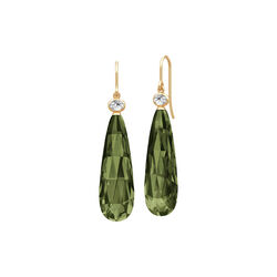 Ofelia Drop Earrings, olive green, Julie Sandlau