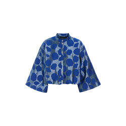 Flowerbomb short jacket, fresh blue flowerbomb, BITTE KAI RAND