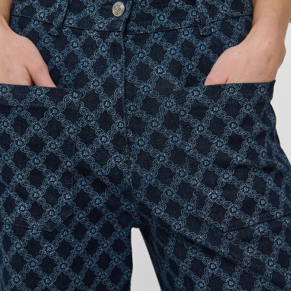 JuliannaDEA Trousers Flared, grand kudibal midnight, Dea Kudibal
