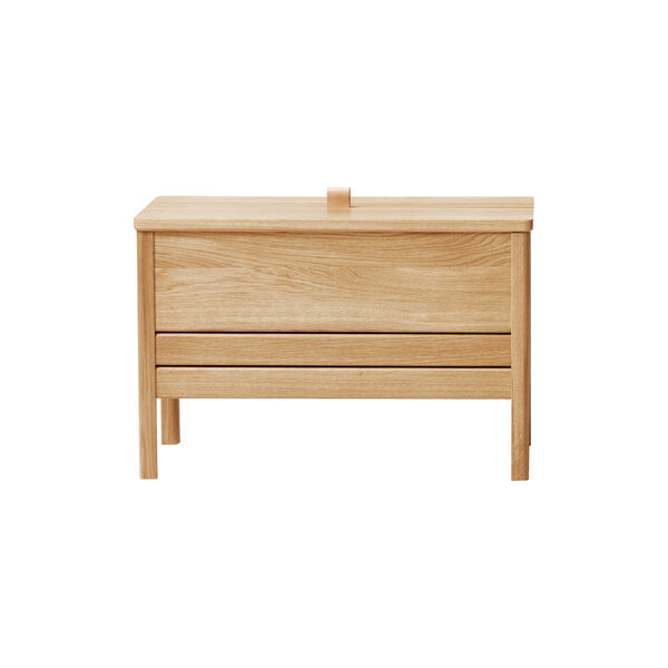 A Line Storage Bench, oak A Line Storage Bench, oak, Form & Refine