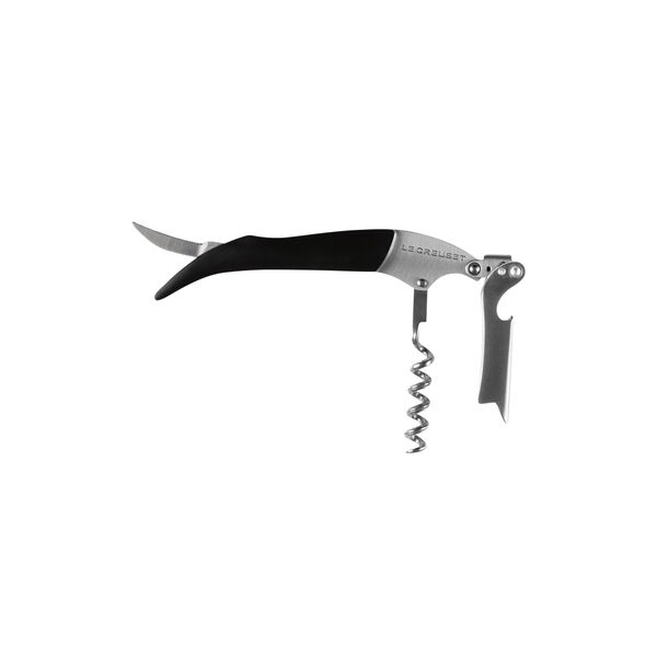 Premium waiter corkscrew, satin black, Le Creuset