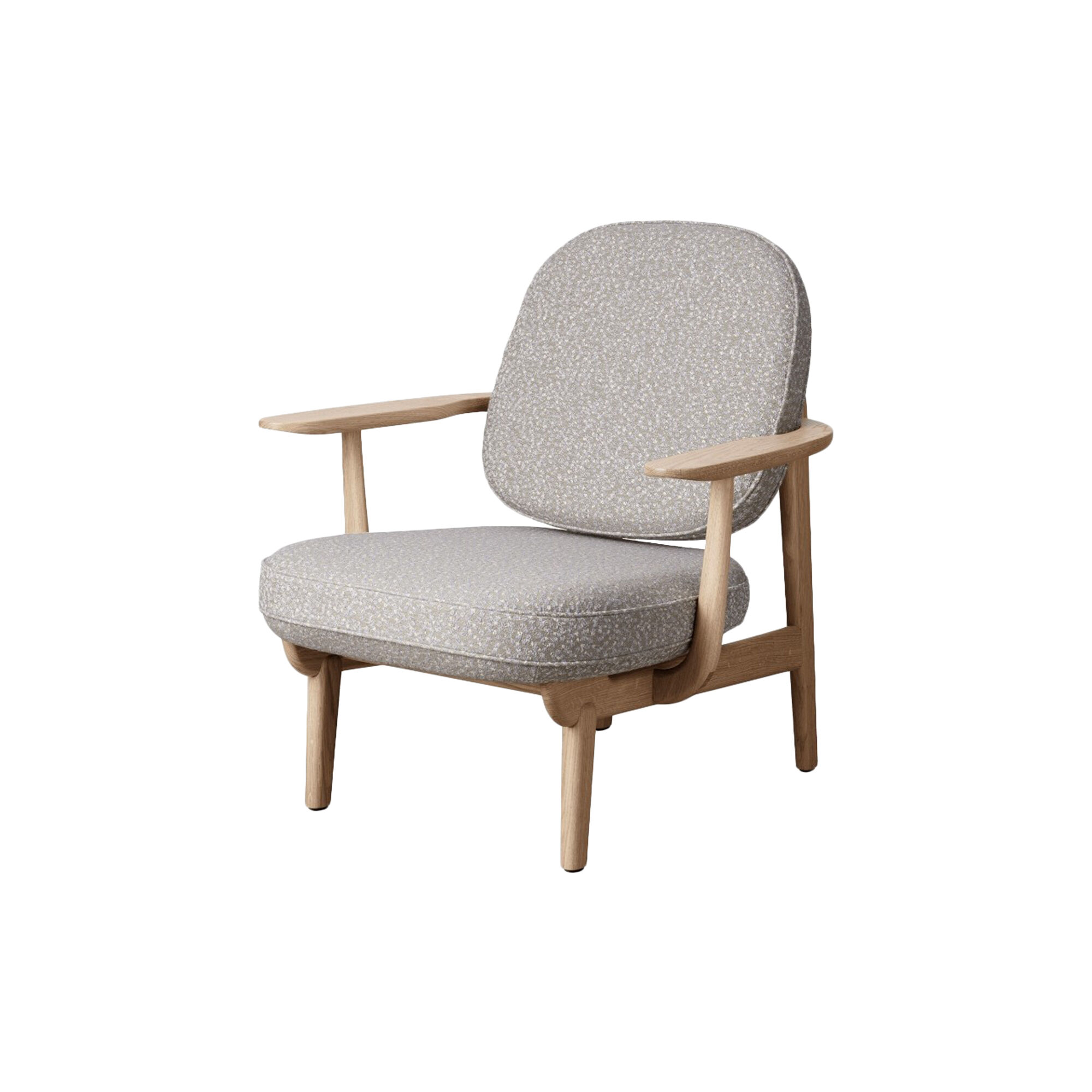 JH97 Fred Lounge Chair grey beige white