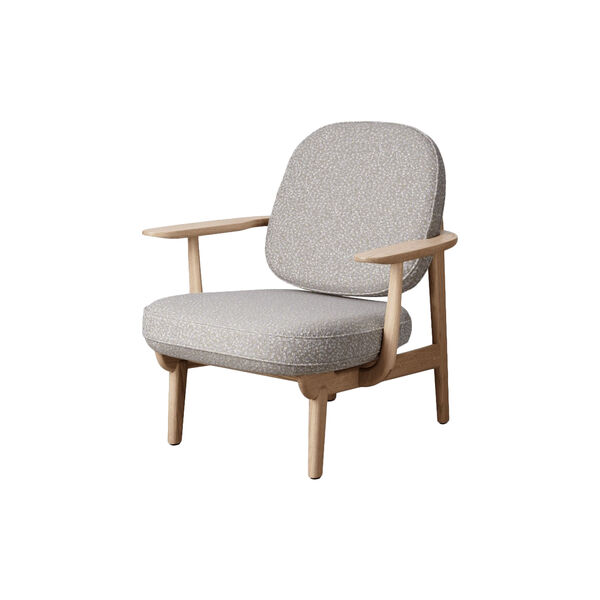 JH97 Fred™ Lounge Chair, grey/beige/white, Fritz Hansen