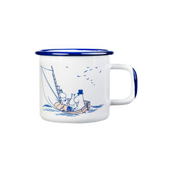 Moomin Sailors enamel mug, Muurla