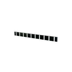 KNAX Horizontal 10 Coat Rack, black/grey, LoCa