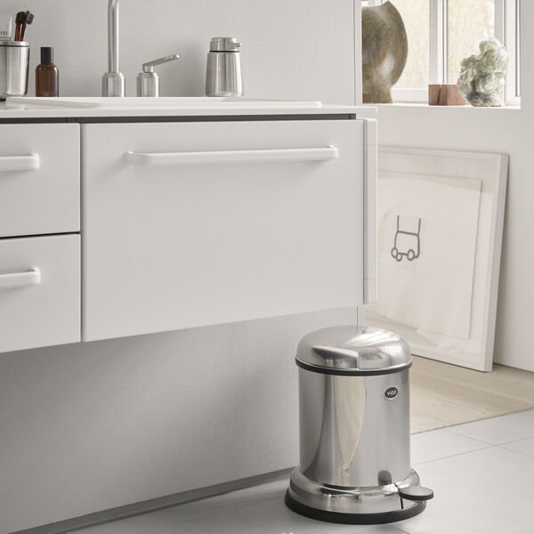 VIPP14 Pedal Bin, stainless steel, Vipp
