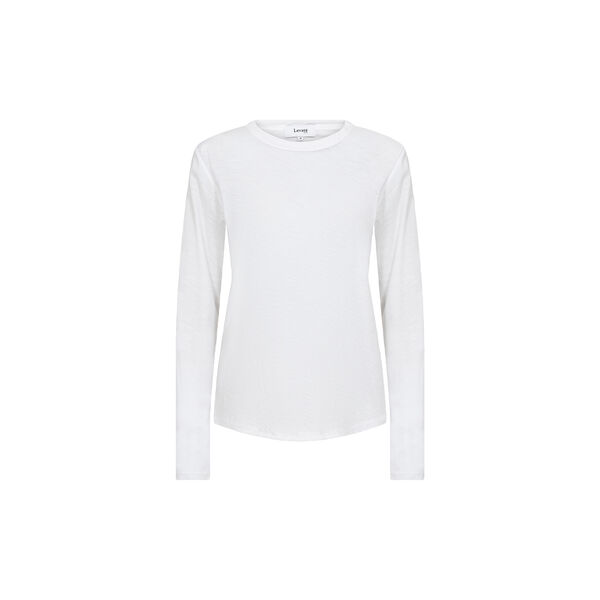 LR-ANY 3 LS T-shirt, white LR-ANY 3 LS T-shirt, white, Leveté Room
