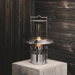 EM portable LED ship's lamp H 43 cm, steel, Stelton