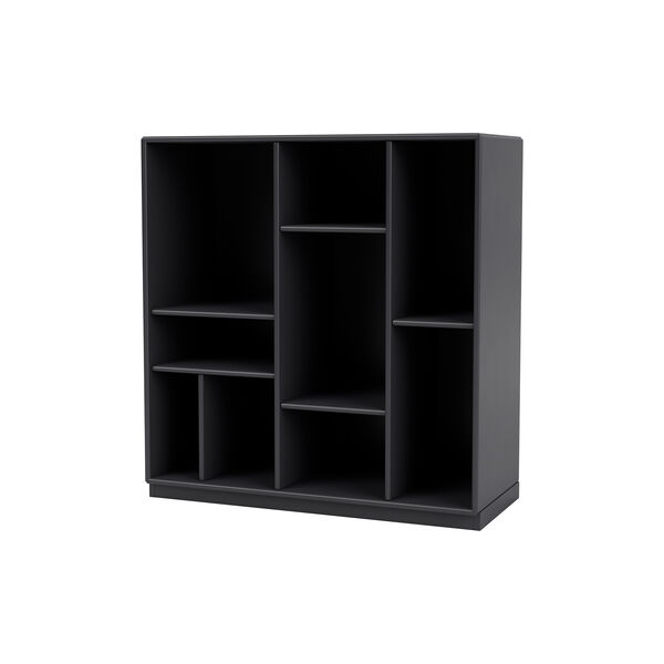 Montana 1613 Shelf with Wheels, 04 anthracite/black, Montana Furniture