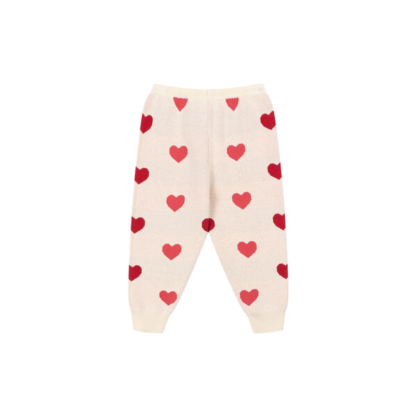 Lapis Knit Pants, coeur coloré duo pink Lapis Knit Pants, coeur coloré duo pink, Konges Sløjd