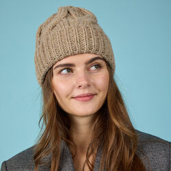 CABLE&nbsp;Hat, sand/melange, Bella Ballou