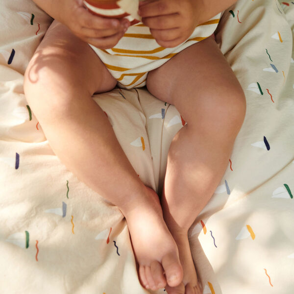 Bee Baby Bedding, pond boats, Dear April