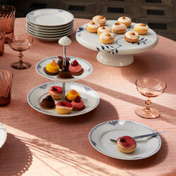 Blue Fluted Mega dish on Foot 29.5 cm, Royal Copenhagen