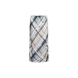 TatumSZ Skirt, grey blue blurry check, Saint Tropez