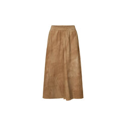 1014PBOJono suede long skirt, camel, PBO