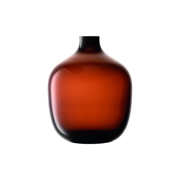 Vessel Vase, peat brown, LSA International