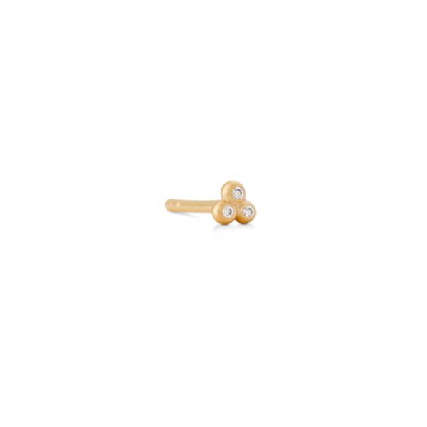 Orbit Dot Stud Earring, gold, Ro Copenhagen